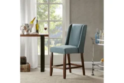 Elijah Blue 25" Counter Stool -KitchenCraft Store 267566 blue polyester bar stool room 85