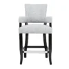 Lincoln Grey 26" Counter Stool