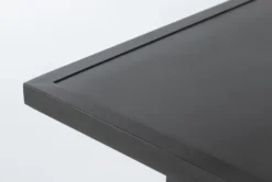 Capri 42" Outdoor Firepit Bar Table With Two Round Barstool -KitchenCraft Store 267632 grey wicker bistropub table detail 44