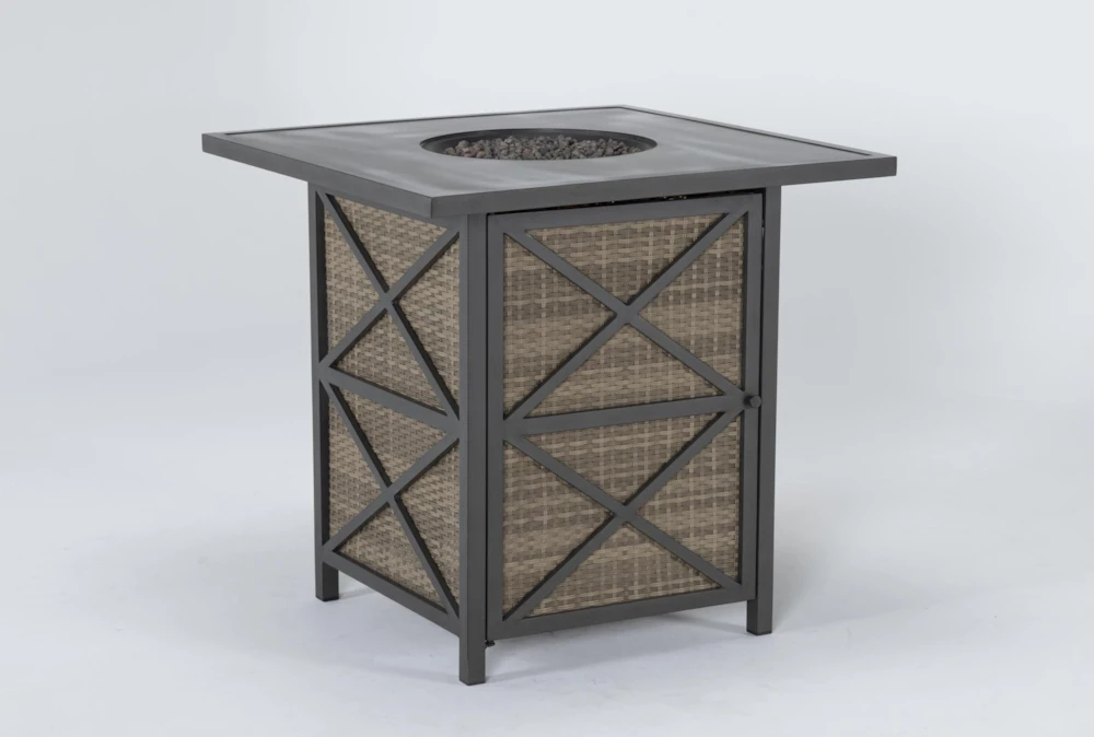 Capri 42" Outdoor Firepit Bar Table 3 Capri 42" Outdoor Firepit Bar Table - Image 3