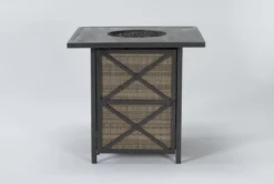 Capri 42" Outdoor Firepit Bar Table