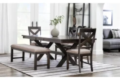 Pollie Dining Side Chair -KitchenCraft Store 267679 brown fabric dining chair room 85