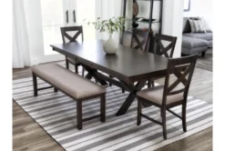 Pollie Dining Side Chair -KitchenCraft Store 267679 brown fabric dining chair room 86