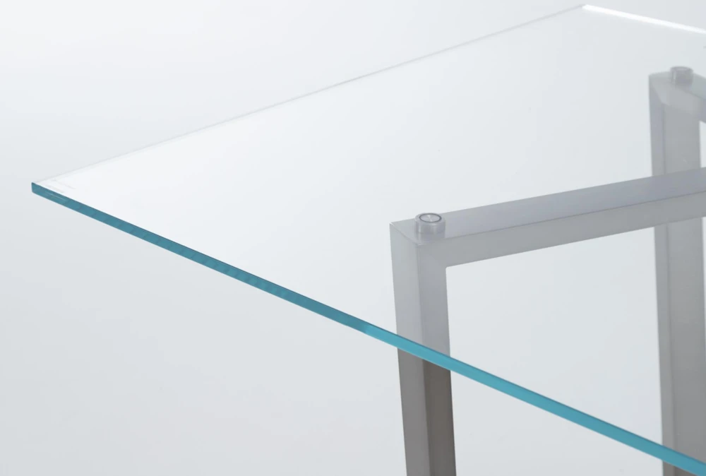 Daphne 79" Glass Dining Table 3 Daphne 79" Glass Dining Table - Image 3