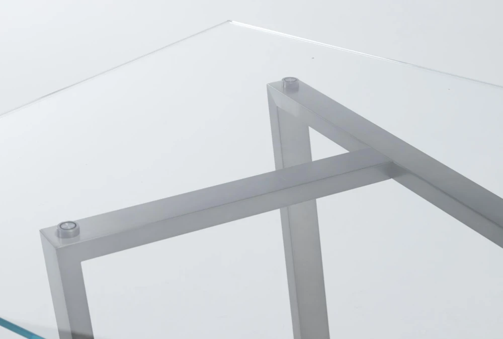 Daphne 79" Glass Dining Table 4 Daphne 79" Glass Dining Table - Image 4