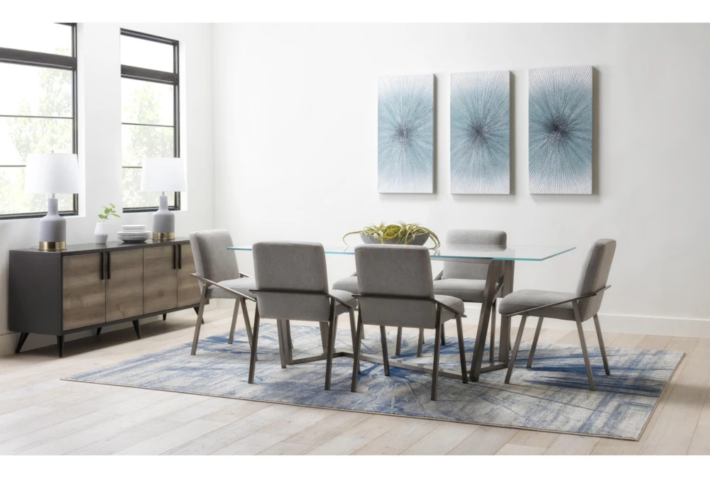 Daphne 79" Glass Dining Table 6 Daphne 79" Glass Dining Table - Image 6