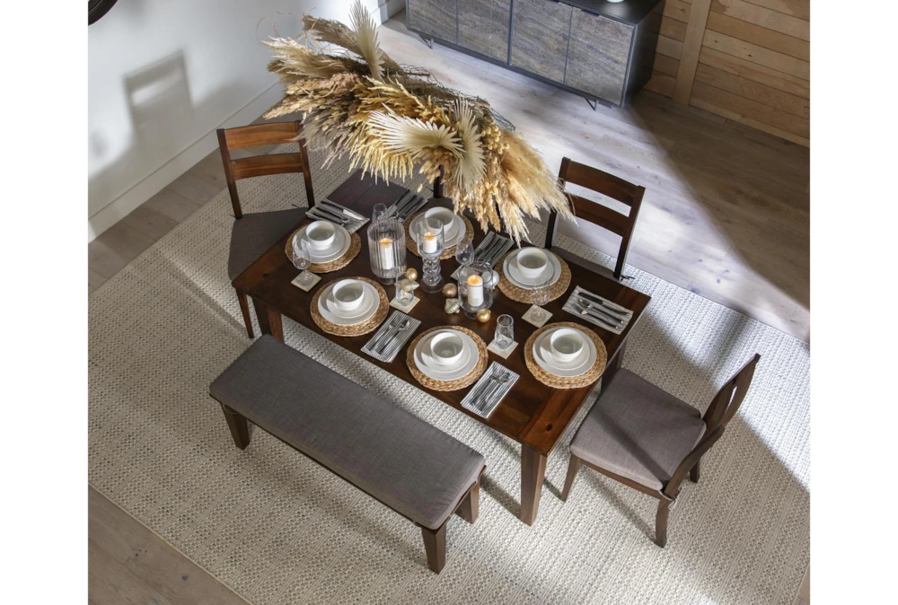 Elle 65" Dining With Bench + Side Chair Set For 6 7 Elle 65" Dining With Bench + Side Chair Set For 6 - Image 7