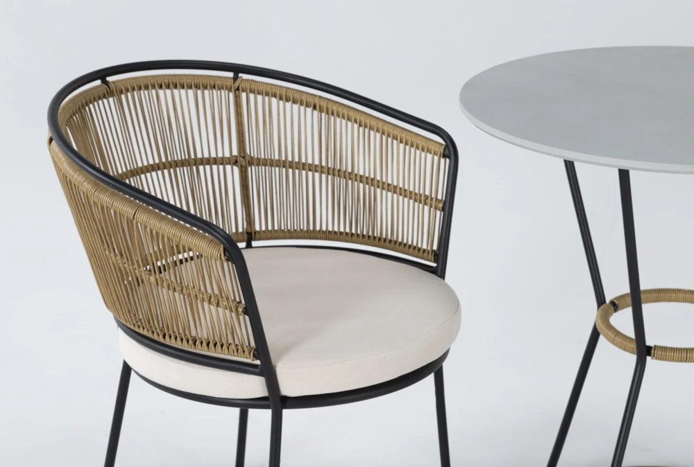 Boho 28" Outdoor Bistro Dining Set For 2 - Image 4