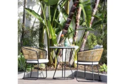 Boho 28" Outdoor Bistro Dining Set For 2 -KitchenCraft Store 268093 multicolor multi media bistropub table room 47