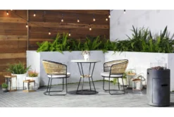 Boho 28" Outdoor Bistro Dining Set For 2 -KitchenCraft Store 268093 multicolor multi media bistropub table room 48