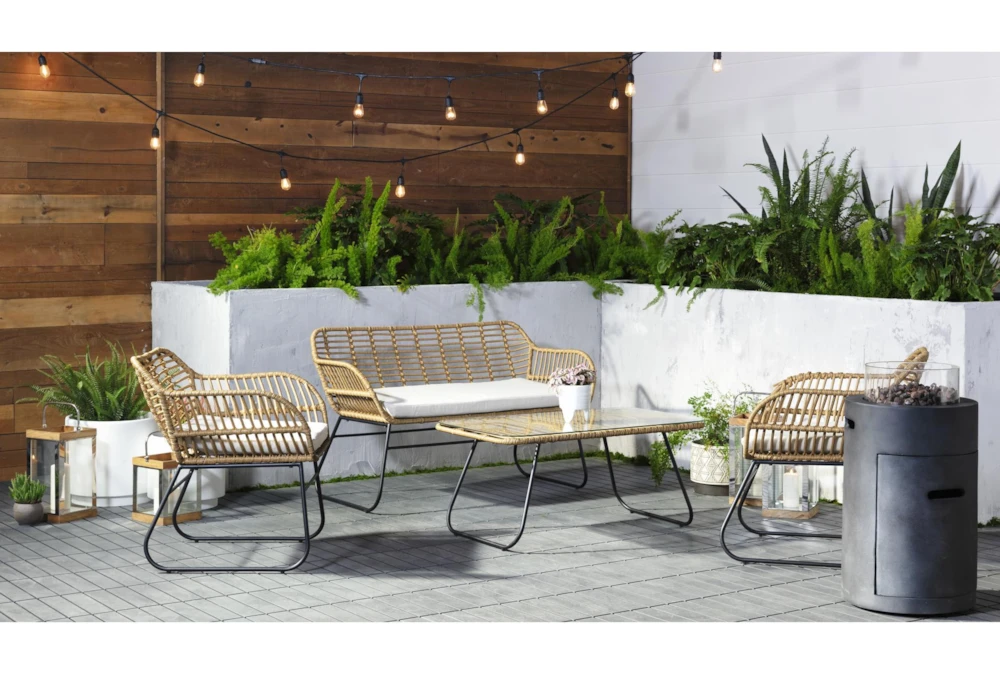 Boho 28" Outdoor Bistro Dining Set For 2 - Image 9