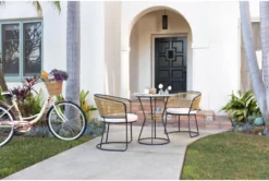 Boho 28" Outdoor Bistro Dining Set For 2 -KitchenCraft Store 268093 multicolor multi media bistropub table room 50