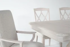 Caira II 80-104" Extension Dining With Side Chair + Arm Chair Set For 6 11 Caira II 80-104" Extension Dining With Side Chair + Arm Chair Set For 6 -KitchenCraft Store 268993 natural veneer dining set detail 45