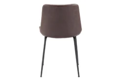 Brown Faux Leather Bucket Seat Dining Chair Set Of 2 -KitchenCraft Store 269509 brown metal dining chair back 82