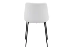 White Faux Leather Bucket Seat Dining Chair Set Of 2 26 White Faux Leather Bucket Seat Dining Chair Set Of 2 -KitchenCraft Store 269511 white metal dining chair detail 47