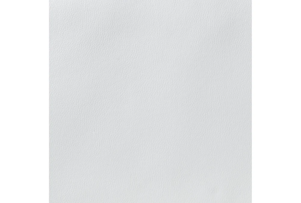 White Faux Leather Bucket Seat Dining Chair Set Of 2 13 White Faux Leather Bucket Seat Dining Chair Set Of 2 - Image 13