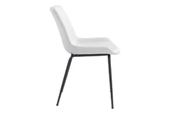 White Faux Leather Bucket Seat Dining Chair Set Of 2 19 White Faux Leather Bucket Seat Dining Chair Set Of 2 -KitchenCraft Store 269511 white metal dining chair side 15