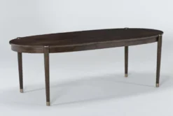 Brighton 76-94" Oval Extension Dining Table By Nate Berkus + Jeremiah Brent -KitchenCraft Store 269682 brown wood dining table side 18