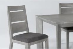 Sandi 104" Dining With Side Chair Set For 6 -KitchenCraft Store 271452 grey wood dining set detail 44