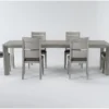 Sandi 104" Dining With Side Chair Set For 6
