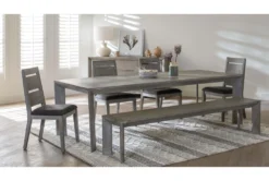 Sandi 104" Dining Table 9 Sandi 104" Dining Table -KitchenCraft Store 271453 grey wood dining table room 46