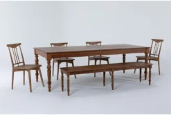 KitchenCraft Store -KitchenCraft Store 271712 brown wood dining set side 18