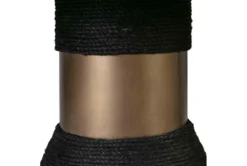 Roma Black Rope 120" Double Pedestal Dining Table 14 Roma Black Rope 120" Double Pedestal Dining Table -KitchenCraft Store 275899 black mdf dining table detail 45