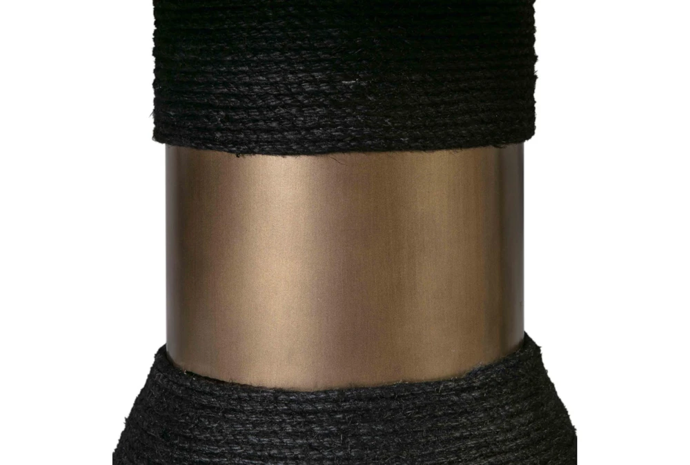 Roma Black Rope 120" Double Pedestal Dining Table 5 Roma Black Rope 120" Double Pedestal Dining Table - Image 5