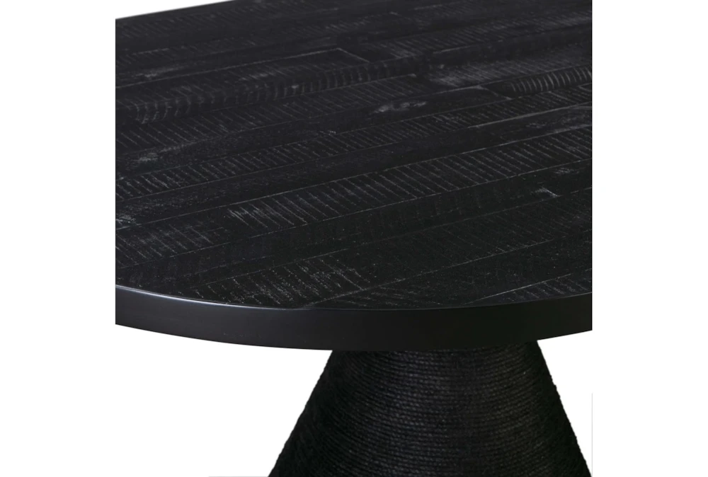 Roma Black Rope 120" Double Pedestal Dining Table 7 Roma Black Rope 120" Double Pedestal Dining Table - Image 7