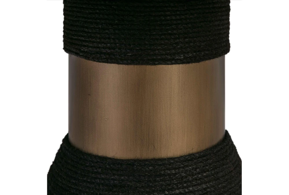 Roma Black Rope 48" Round Dining Table 3 Roma Black Rope 48" Round Dining Table - Image 3