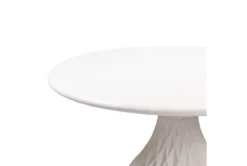 Valmar Concrete 35" Round Dining Table -KitchenCraft Store 275949 white concrete dining table detail 45