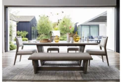 Westridge 90" Dining Table -KitchenCraft Store 276226 grey wood dining set room 46