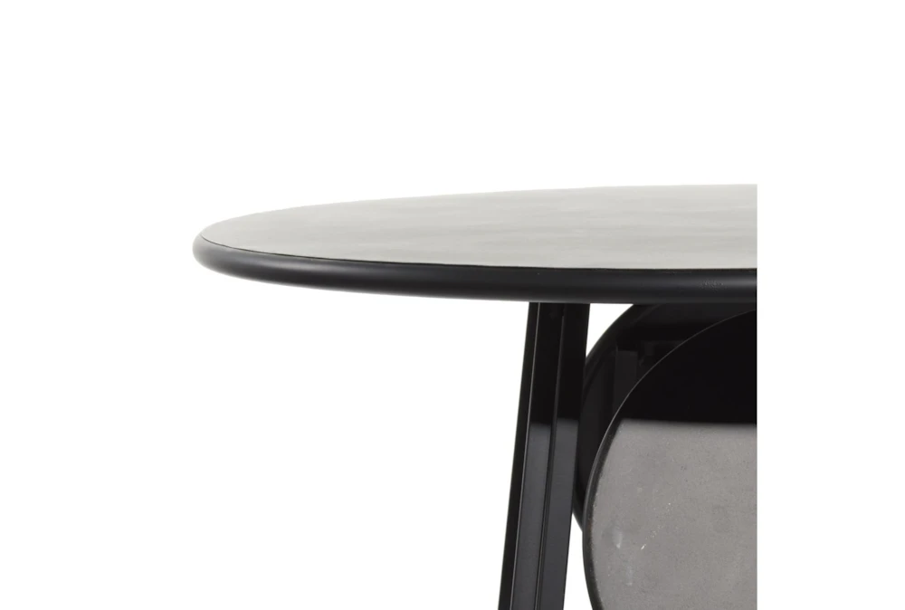 36" Metal Counter Table With 4 Fold Out Stools 5 36" Metal Counter Table With 4 Fold Out Stools - Image 5