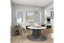 30" Gold + Mirror Bamboo Detail Square Bar Cart 20 30" Gold + Mirror Bamboo Detail Square Bar Cart -KitchenCraft Store 276401 gold multi media bar cart room 86