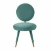 Viola Sea Blue Velvet Dining Chair