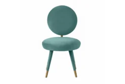 Viola Sea Blue Velvet Dining Chair