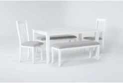KitchenCraft Store -KitchenCraft Store 277184 white wood dining set side 18