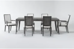 Echo 86"-106" Extension Dining With Side Chairs And Host Chairs Set For 6