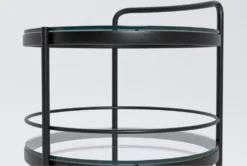 Ziggy Metal And Glass Bar Cart 15 Ziggy Metal And Glass Bar Cart -KitchenCraft Store 277866 black metal bar cabinet detail 45