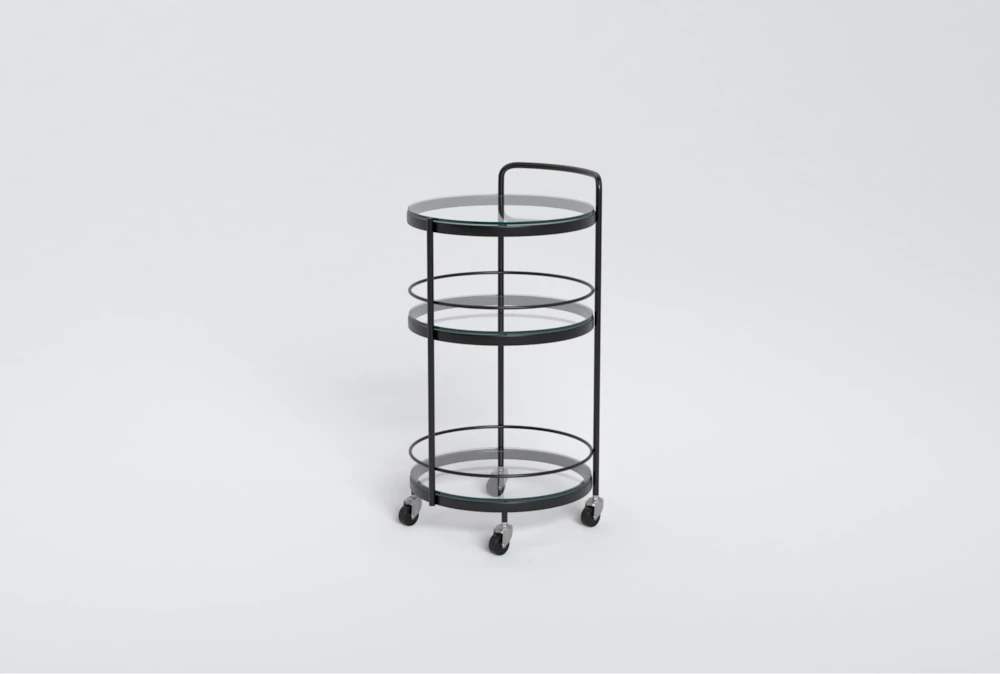 Ziggy Metal And Glass Bar Cart 5 Ziggy Metal And Glass Bar Cart - Image 5