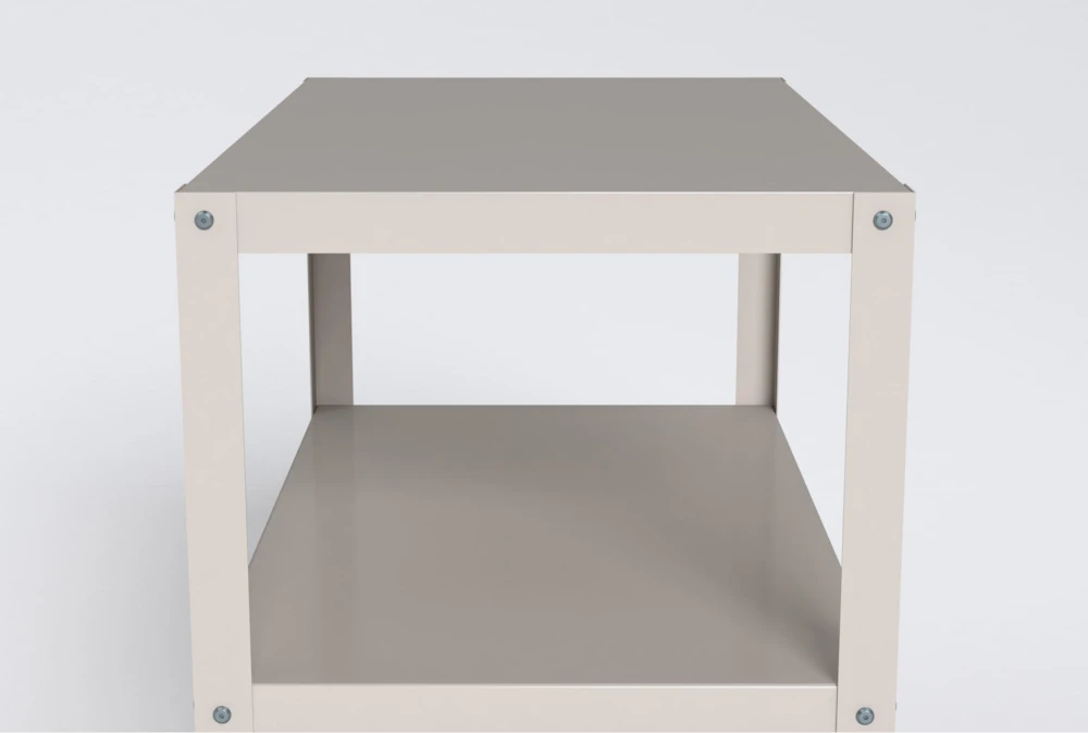 Axel White Metal Bar Cart 5 Axel White Metal Bar Cart - Image 5