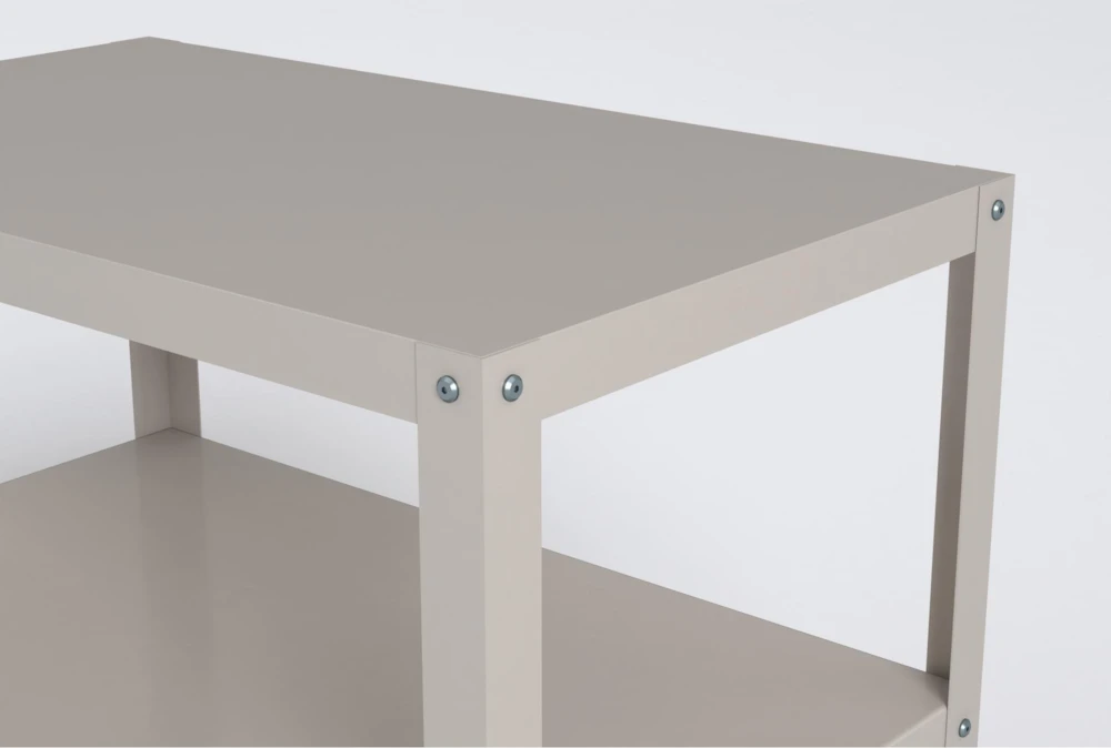 Axel White Metal Bar Cart 7 Axel White Metal Bar Cart - Image 7