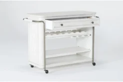 Martin Bar Cart 11 Martin Bar Cart -KitchenCraft Store 278720 white wood bar cart side 19