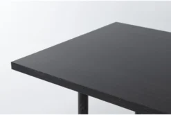 Mika 84" Dining Table -KitchenCraft Store 282193 black wood dining table detail 45