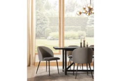 Mika 84" Dining Table -KitchenCraft Store 282193 black wood dining table room 47