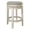 Maddie Backless Upholstered Swivel 24" Counter Stool