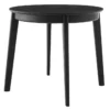 Weber Matte Black 36" Round Dining Table
