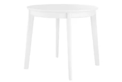 Weber Matte White 36" Round Dining Table -KitchenCraft Store 283249 detail 45