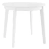 Weber Matte White 36" Round Dining Table