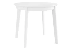Weber Matte White 36" Round Dining Table